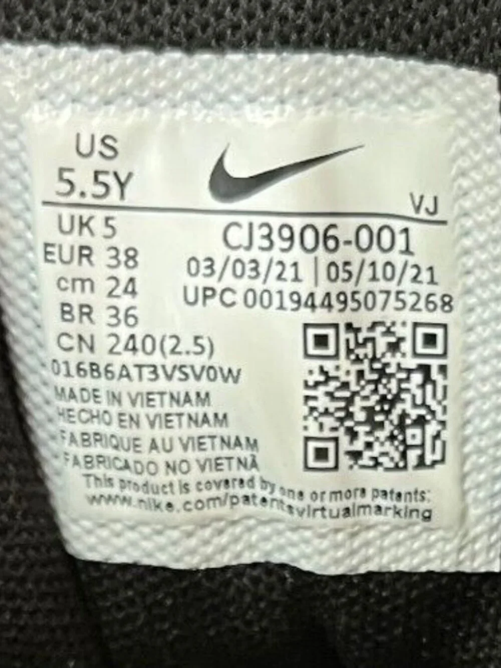 Nike Air Max 95 Womens Size 7 Black Running Walking Casual Shoes Sneakers_10